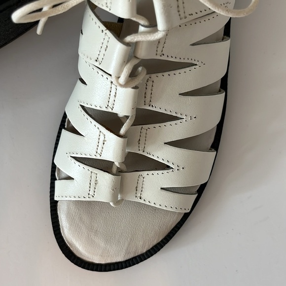 Vintage sand & sun white gladiator sandals size 8 - Picture 6 of 7